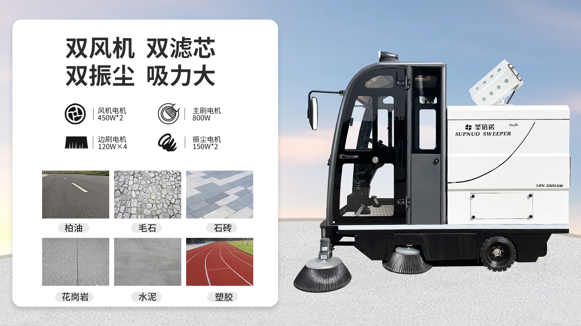 滑县电动扫地车的优势与应用场景